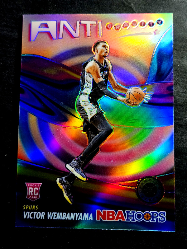 2023-24 Panini Premium Stock Victor Wembanyama Silver Prizm Anti Gravity RC #5💥