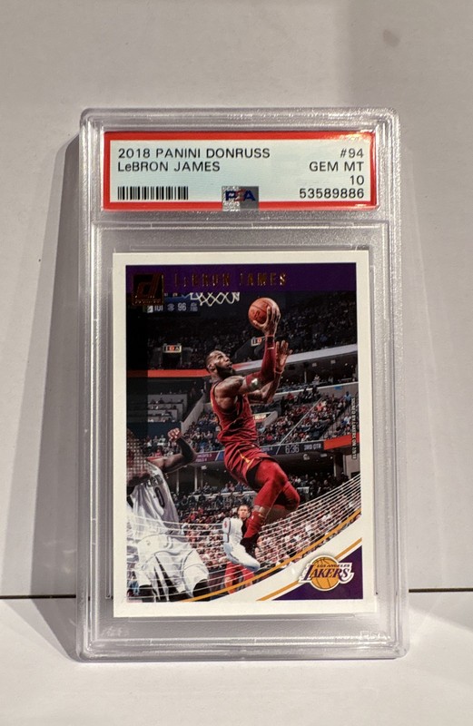 2018-19 Panini Donruss - LeBron James #94 Lakers PSA 10 Low Pop QTY