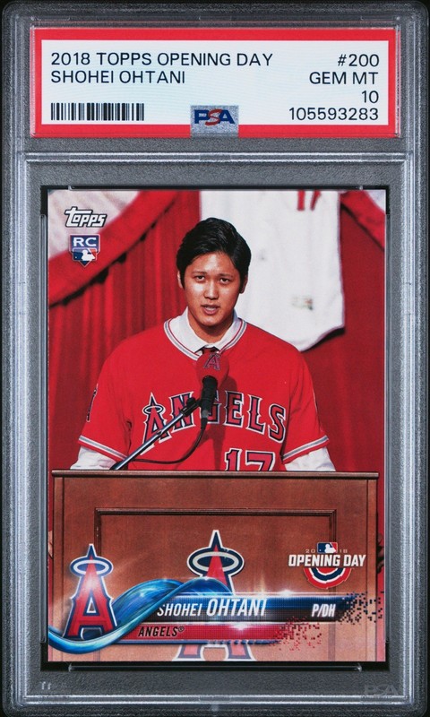 2018 Topps Opening Day - Shohei Ohtani #200 PSA 10