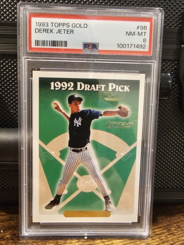 1993 Topps - Derek Jeter #98 Gold (RC) PSA 8