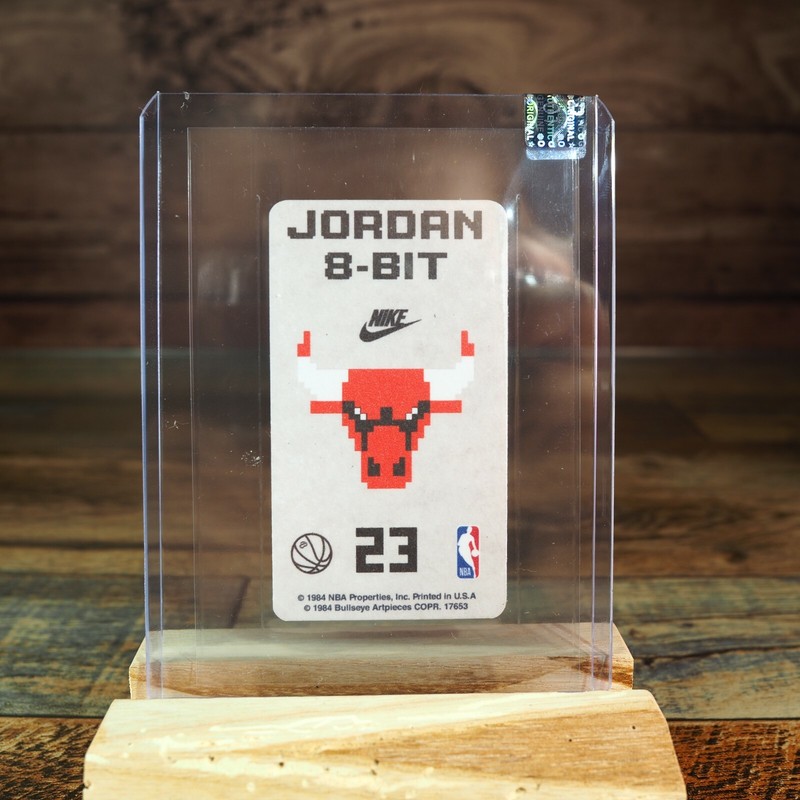 1984 Michael Jordan Rookie RC Chicago Bulls 8-Bit NO 1986 Fleer SEALED view 2