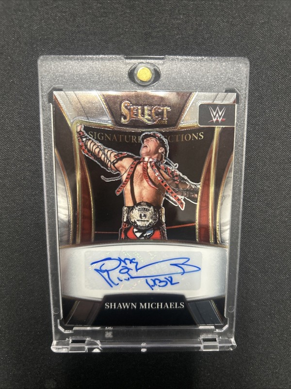 2022 Panini Select WWE Shawn Michaels Auto SSP VAR
