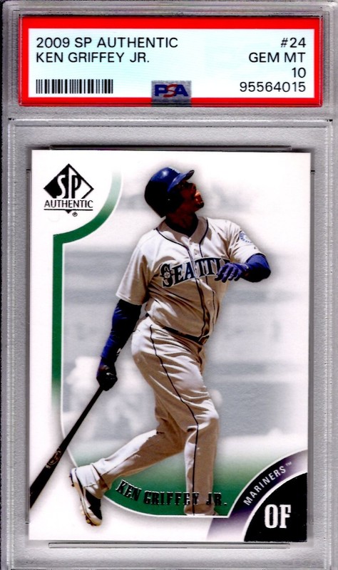 2009 SP Authentic Ken Griffey Jr. PSA 10 GEM MINT # 24 view 1