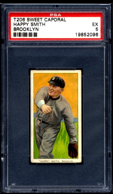 T206 Happy Smith PSA 5 (Sweet Cap 350-460/30)