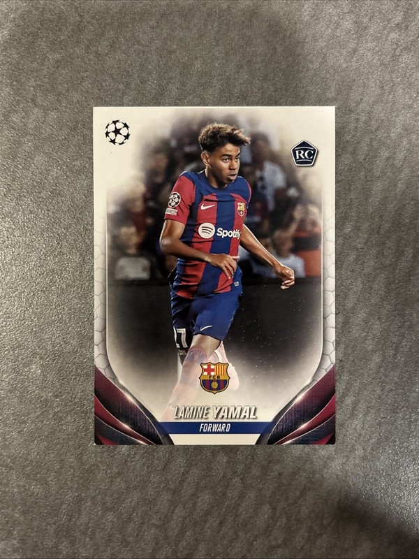 2023-24 Topps UEFA Club Competitions Lamine Yamal Rookie RC #64