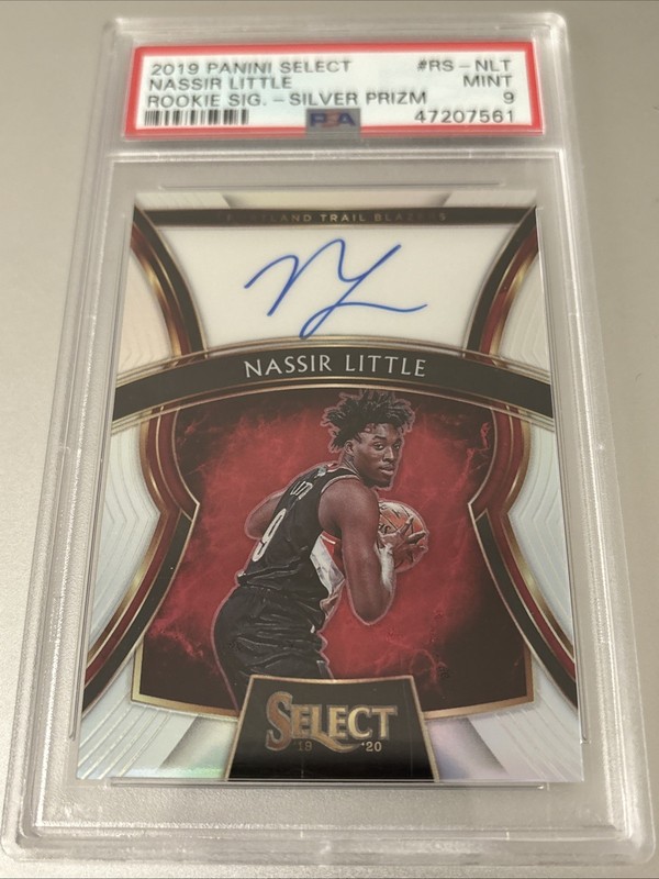 2019-20 Select Nassir Little Rookie Auto /149 PSA 9 Prizm
