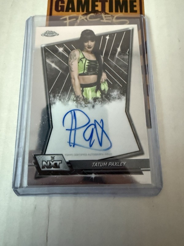 🔥 2026 Topps Chrome WWE Tatum Paxley On Card Auto NXT-TAT 🔥