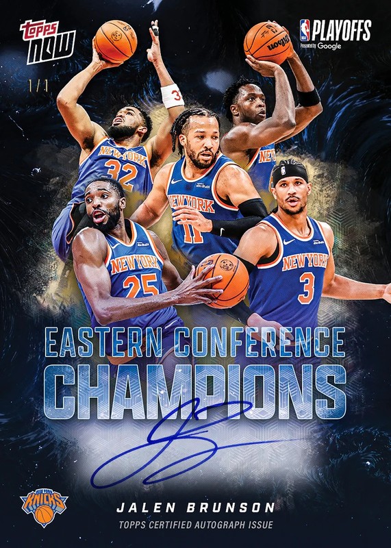 *PRE SALE* New York Knicks 2025-26 NBA Topps NOW Card ECNY CHANCE AT 1/1 AUTO