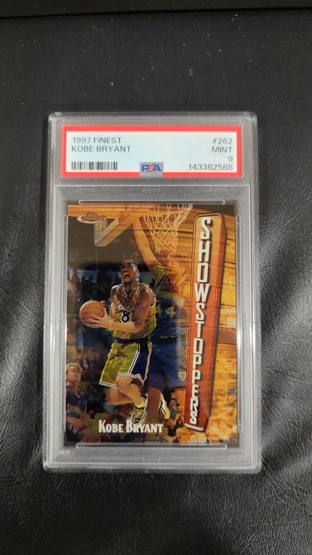 1997-98 Finest Showstoppers #262 Kobe Bryant PSA 9