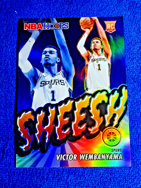 2023-24 Panini Premium Stock Victor Wembanyama Silver Prizm Sheesh RC #12 💥💥