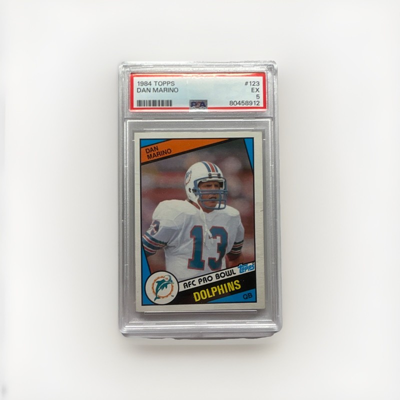Topps 1984 Dan Marino Rookie #123 Miami Dolphins AFC Pro Bowl PSA 5