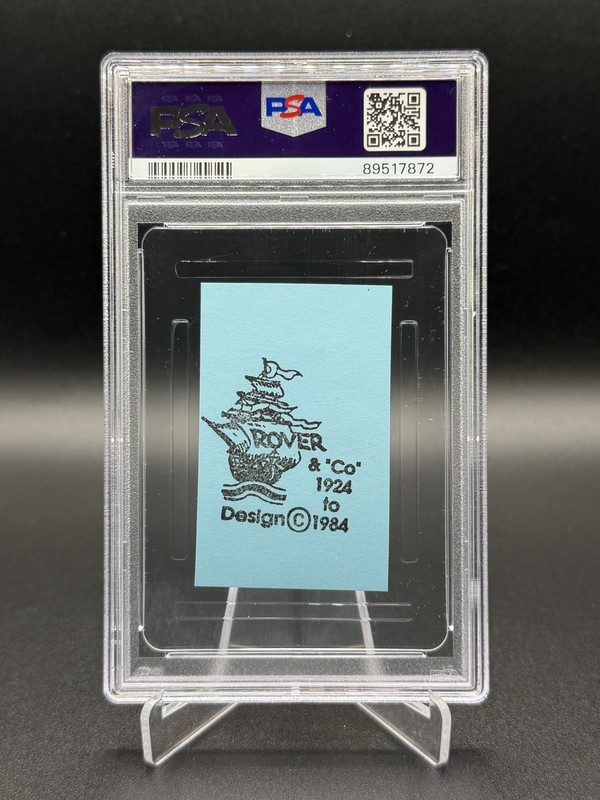 1984 Victory Blend Tough Yanks Muhammad Ali PSA 10 GEM MT POP 1 NONE HIGHER view 2
