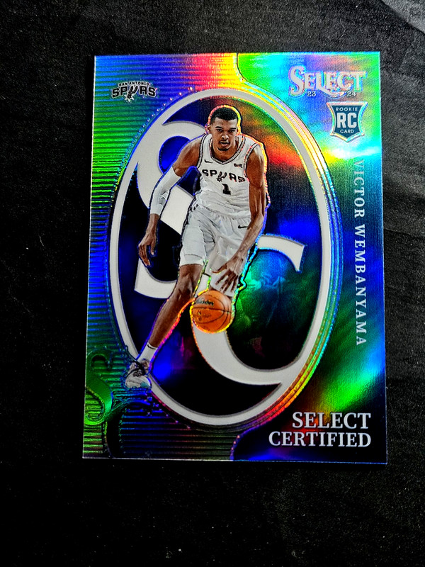 VICTOR WEMBANYAMA 2023-24 Panini Select Certified Silver Prizm Holo Rookie RC #3