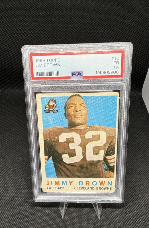 1959 Topps Football #10 Jim Brown PSA 1.5