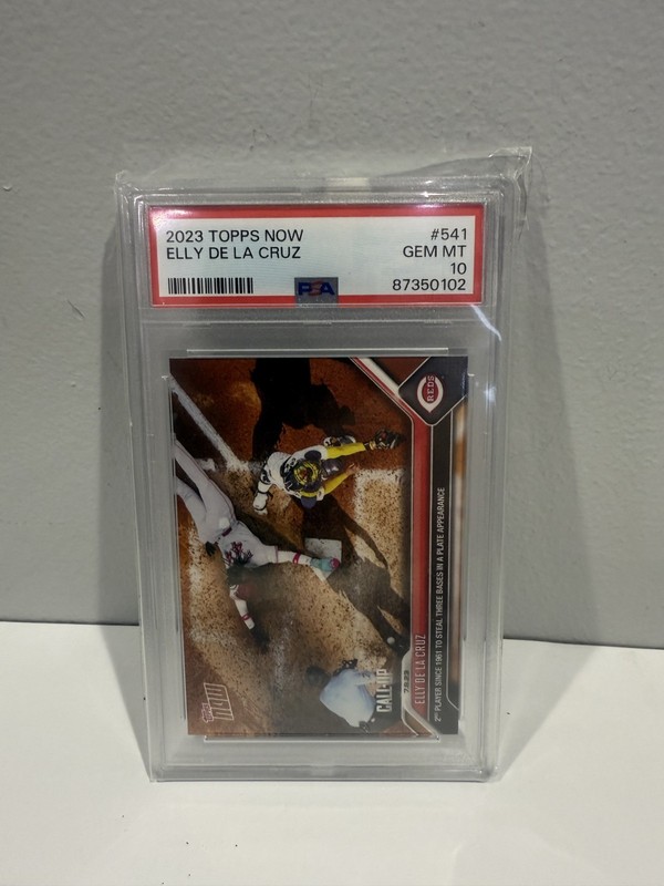 2023 TOPPS NOW #541 ELLY DE LA CRUZ PSA 10