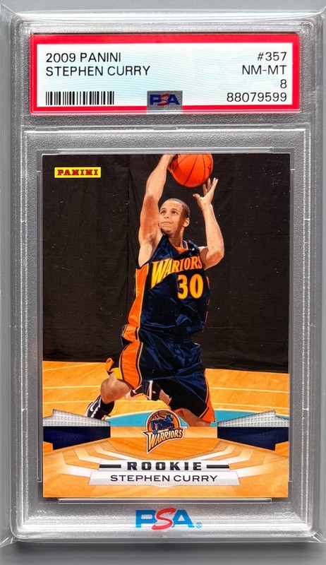 2009-10 Panini - Stephen Curry #357 PSA 8