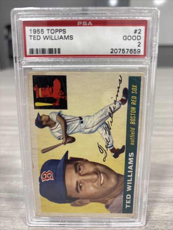 1955 Topps - Ted Williams #2 PSA 2