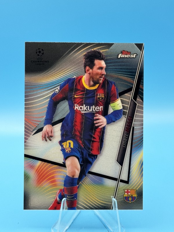 2020-21 Finest UEFA Champions League #100 Lionel Messi
