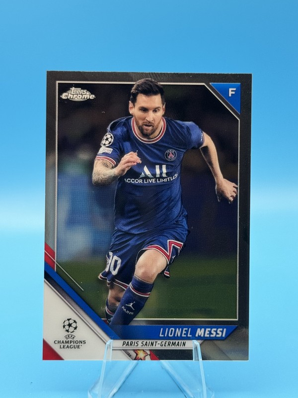 2021-22 Topps Chrome UEFA Champions League #100 Lionel Messi