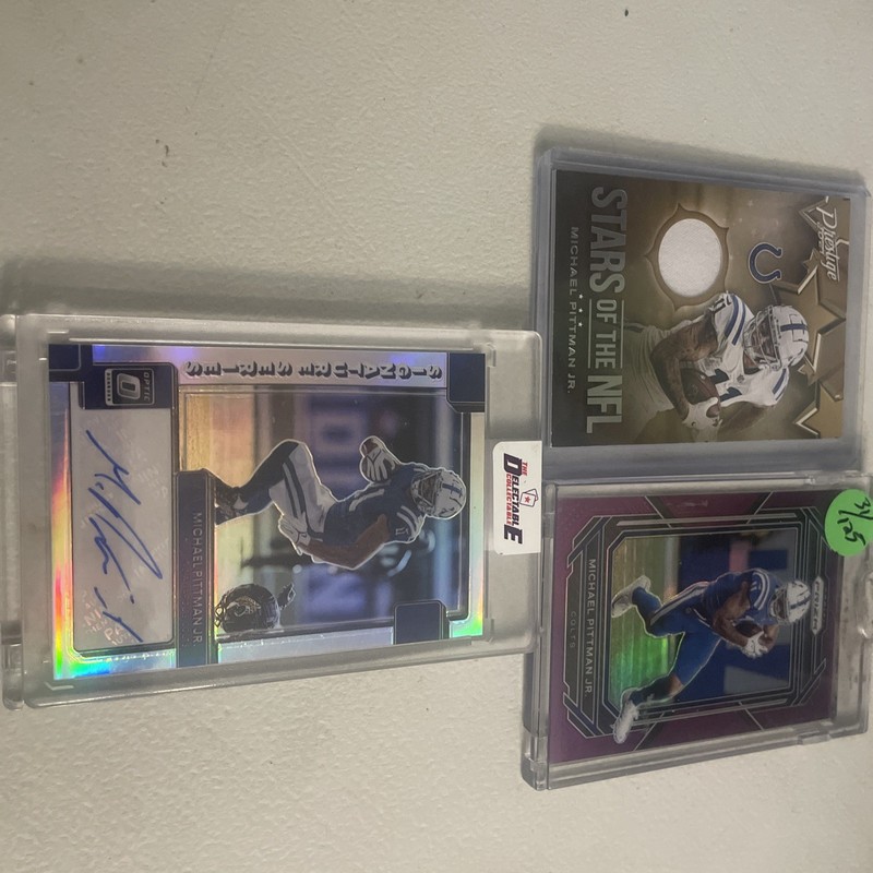 Michael Pittman Jr 1 Auto 1 Numbered 1 Patch
