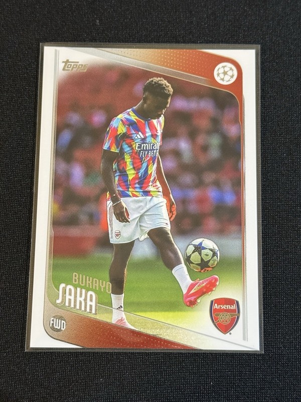 2025-26 Topps UCC - Bukayo Saka - Image Variation -  England/Arsenal SP
