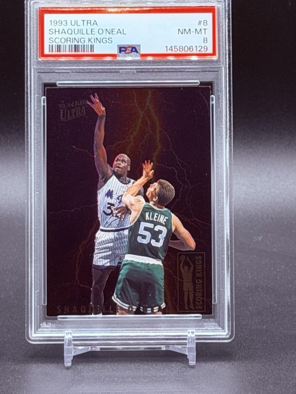 1993-94 Fleer Ultra - Scoring Kings Shaquille O'Neal #8 PSA 8