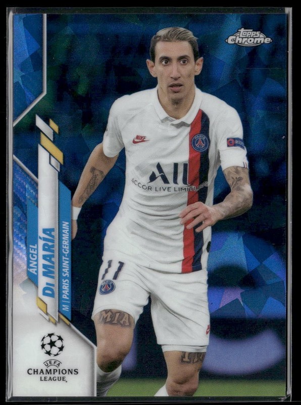 2019-20 Topps Chrome Sapphire Edition UEFA Champions League #3 Ángel Di María