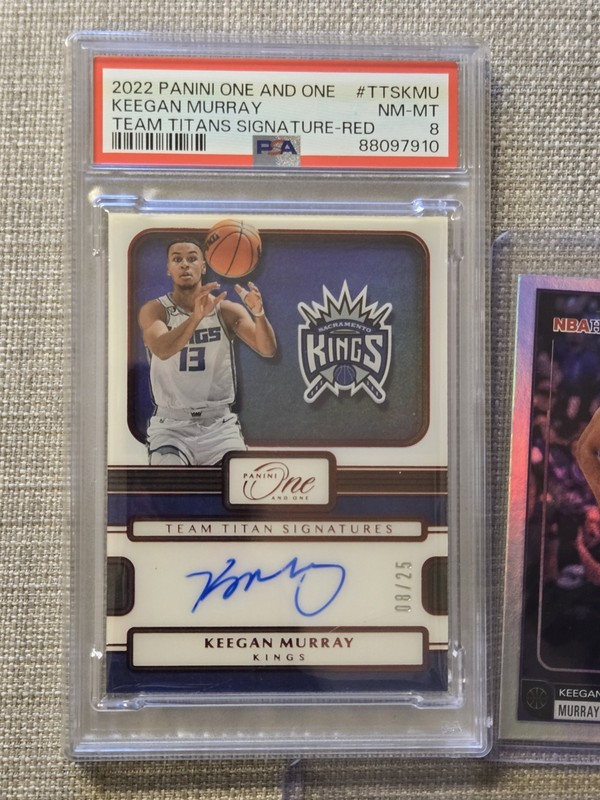 2022-23 Panini One and One - Team Titans Signatures Keegan Murray. Read Descrt. view 2