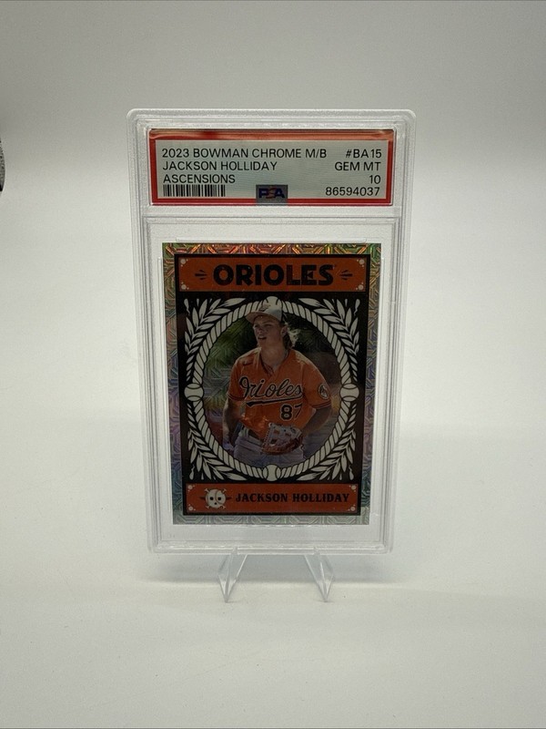 2023 Bowman Chrome Jackson Holliday Ascensions #BA-15 Orioles PSA 10 BZ