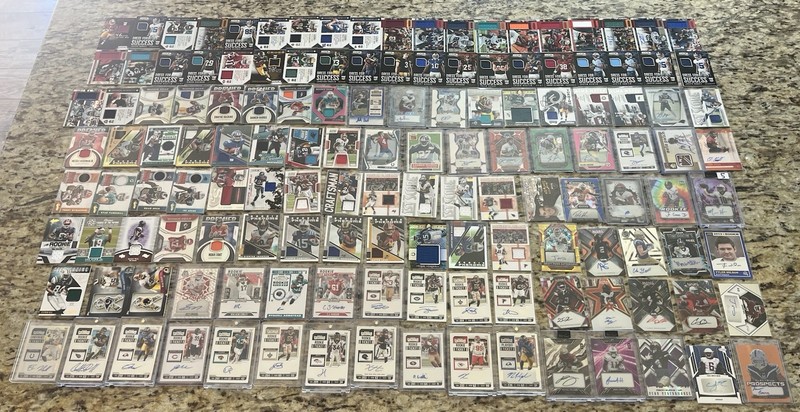 HUGE NFL Football Jersey Patch Auto Only Lot (400) #d Rookies RC Refractors!