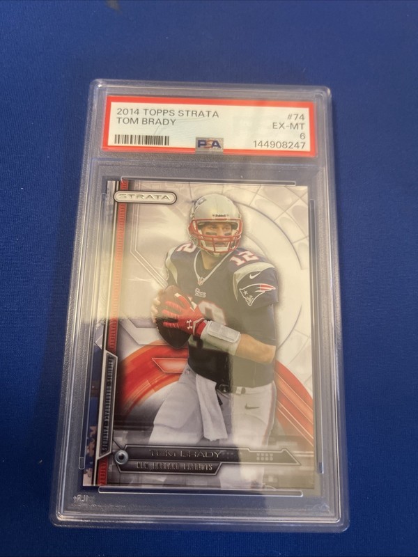 2014 TOM BRADY Topps Strata #74 PSA 6