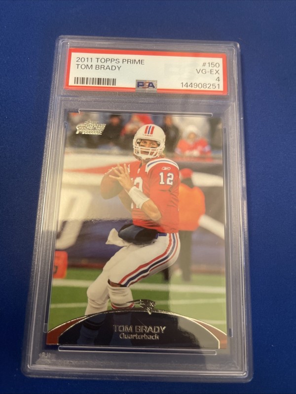 2011 TOM BRADY Topps Prime #150 PSA 4