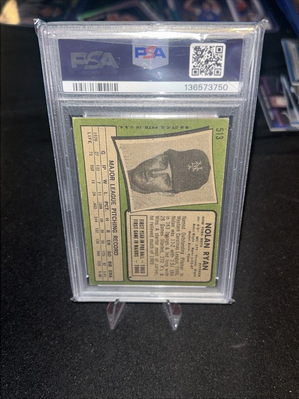 1971 Topps - Nolan Ryan #513 view 2