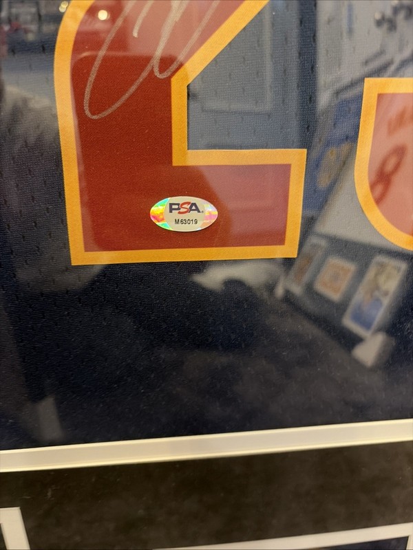 LeBron James Signed Jersey PSA Authentic Auto Framed!!! view 2