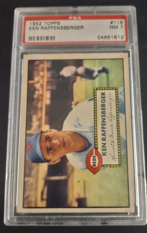 1952 Topps - Ken Raffensberger #118 Psa 7