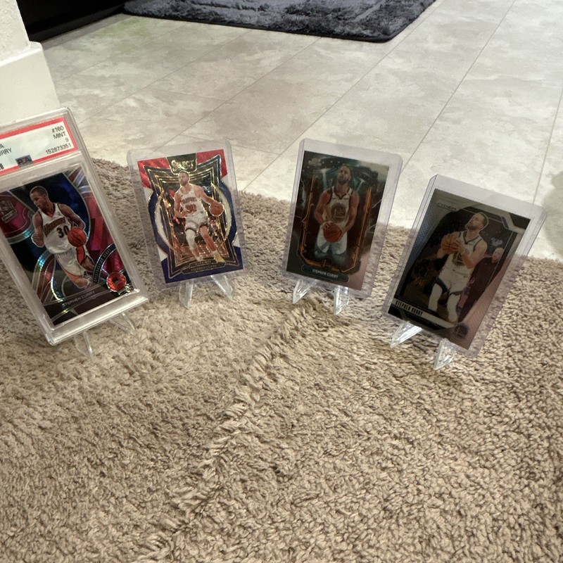 Panini Stephen Curry Warriors 2021-22 Spectra 4-Card Lot #160 PSA 1528733351