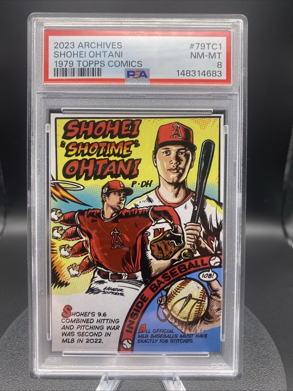⚾️ 2023 Topps Archives - 1979 Topps Comics Shohei Ohtani #79TC-1 PSA-8 NM-MT