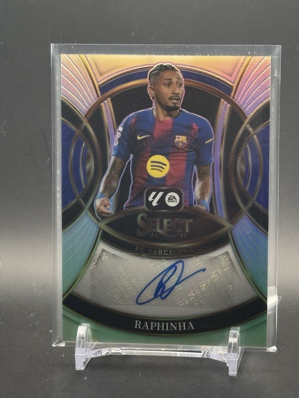 2025-26 Panini Select La Liga - Signatures Raphinha #S-R Silver