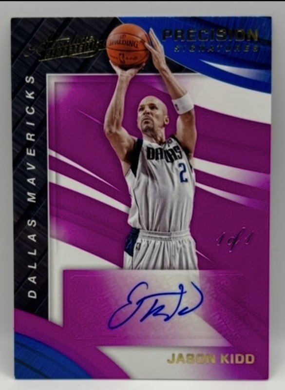 2017-18 Panini Absolute Jason Kidd Autograph Auto TRUE 1/1