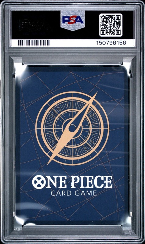 2025 ONE PIECE OP10-057 PREMIUM CARD COLLECTION VOL 1 LEO PROMO PSA 10 view 2