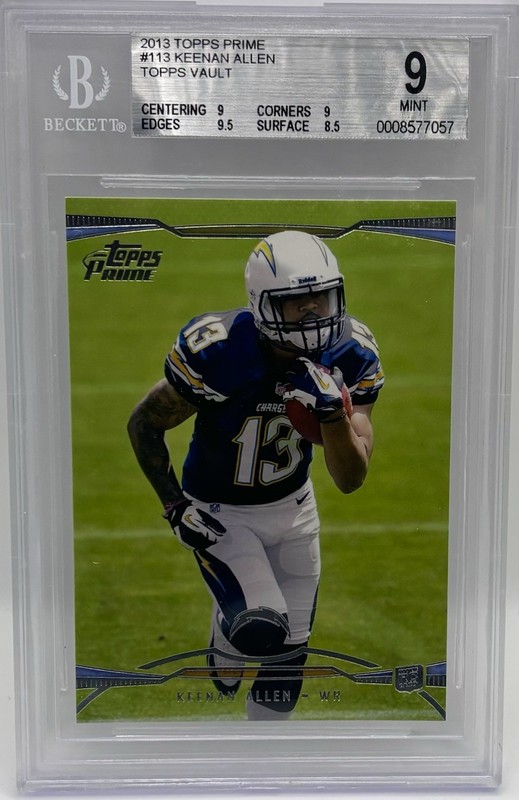 2013 Topps Prime Keenan Allen Rookie Topps Vault BGS 9 Chargers TRUE 1/1