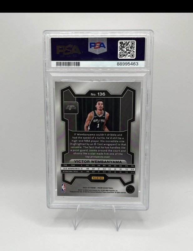 2023-24 Panini Prizm - Victor Wembanyama #136 (RC) PSA 10 Chaser pack🔥READ view 2