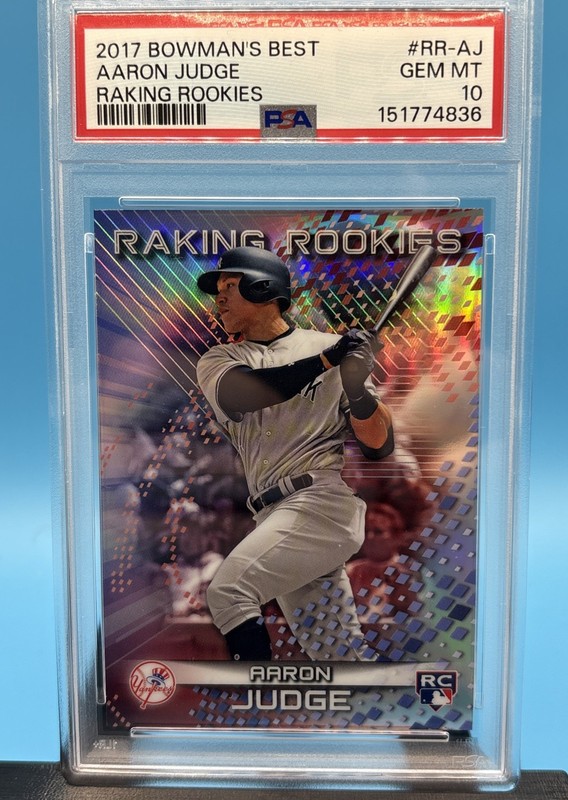 2017 Bowman's Best Aaron Judge RC Raking Rookies 💎 PSA 10 💎 #RR-AJ - Yankees