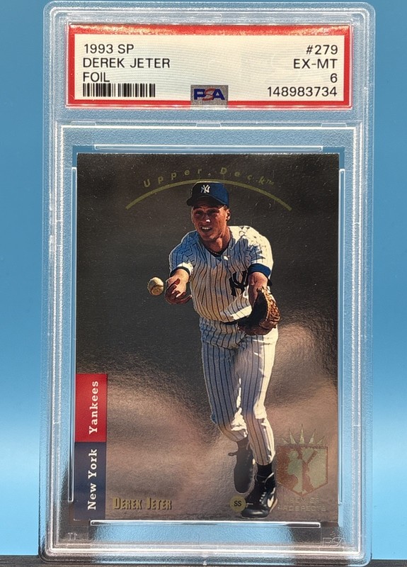 1993 Upper Deck SP Foil Derek Jeter #279 (RC) PSA 6 - Brand New Slab!