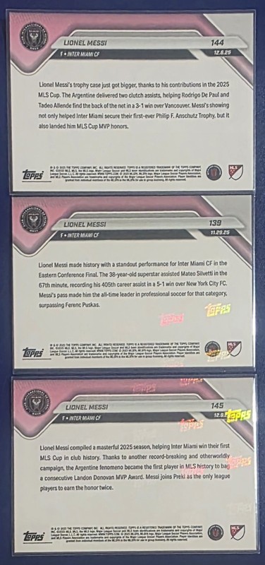 LIONEL MESSI CARD view 2