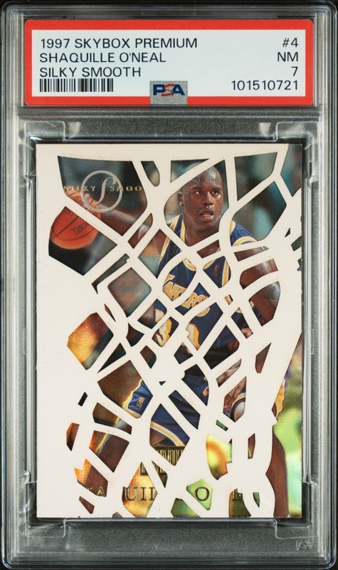 Shaquille O'Neal 1997 Skybox Premium Silky Smooth PSA 7 TOUGH GRADE