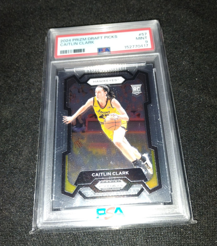 2024 Prizm Draft Picks Caitlin Clark #57 PSA 9