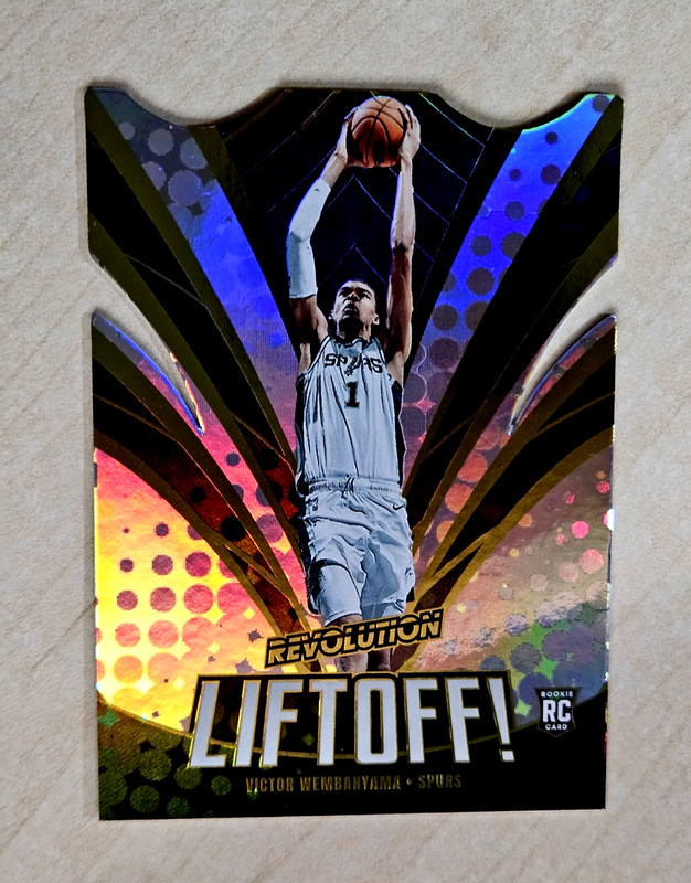 2023-24 Panini Revolution LIFTOFF Victor Wembanyama Rookie Holo Foil RC #6 💥 view 2
