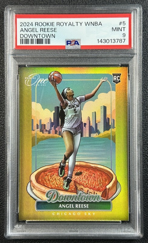 ANGEL REESE PSA 9 2024 PANINI WNBA ROOKIE ROYALTY #5 DOWNTOWN SP RC SKY 3787
