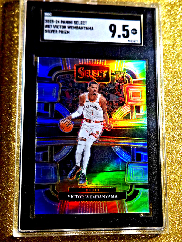 2023-24 Panini Select Prizm RC Victor Wembanyama Silver Holo Rookie #87 💥💥